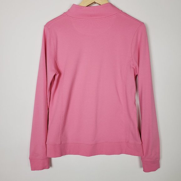 Vineyard Vines Pink Shep Quarter Zip Pullover M - Picture 8 of 9
